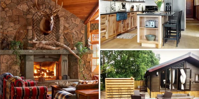 Get a cozy house with a lodge design style