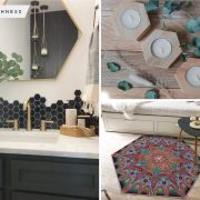 Get a unique home decoration with these hexagon objects at home