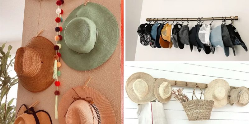 How to display your hats on the walls
