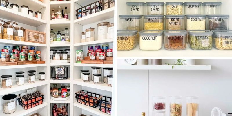 Organizing canisters items to fill and store