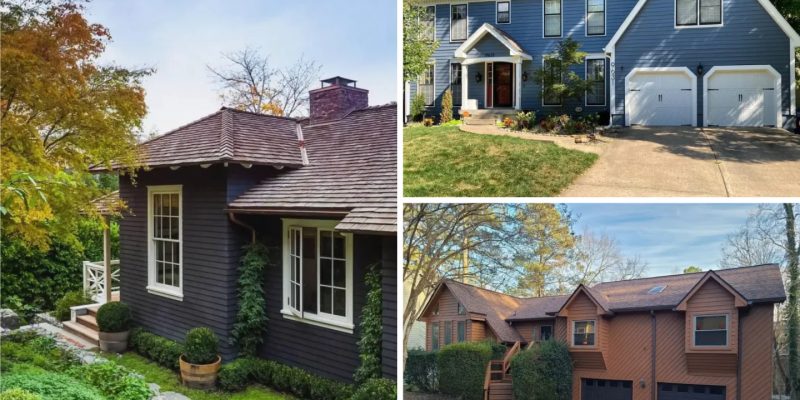 Roof colors house color ideas that go with brown roofs