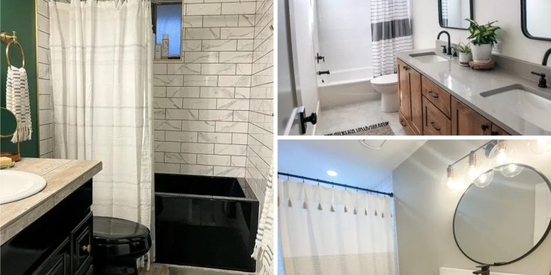 Space saving hallway bathroom decor references