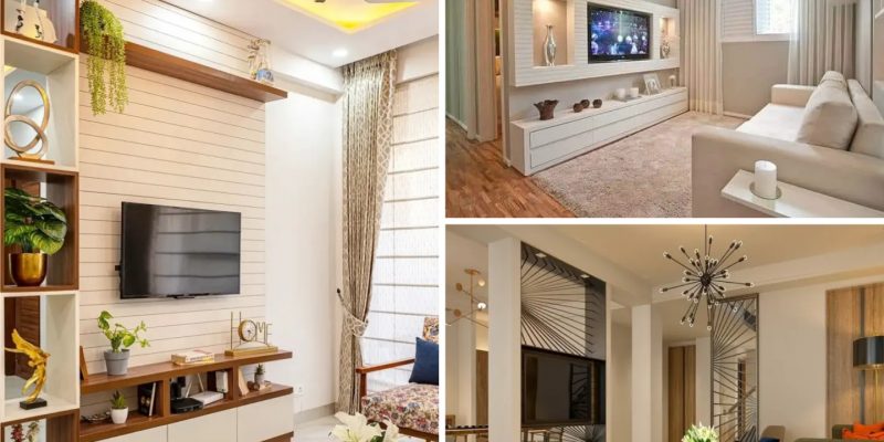 Stylish yet functional tv divider designs
