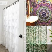 Variations of shower curtain for your bathroom upgrade project