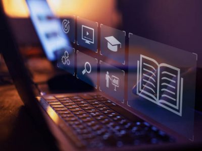 E-learning, online education concept, learn on internet