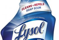 Lysol bathroom cleaner spray
