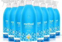 Method antibacterial bathroom cleaner