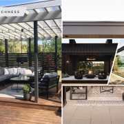 Modern patio design outdoor furniture and exterior touches to provide