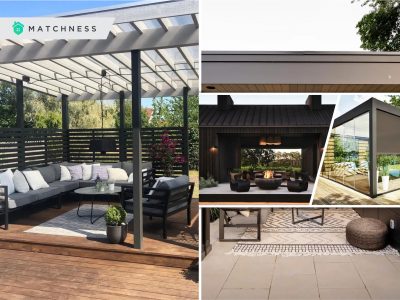 Modern patio design outdoor furniture and exterior touches to provide