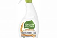 Seventh generation disinfecting multi-surface cleaner