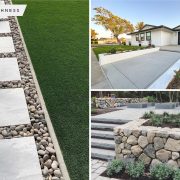 Simplicity in bloom modern minimalist front yard landscaping