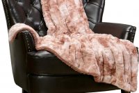 Chanasya premium wolf faux fur throw blanket
