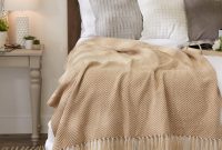 Dii rustic farmhouse cotton chevron blanket throw with fringe2