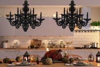 Halloween black chandelier 2