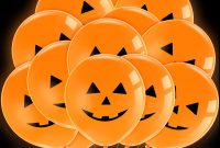 Led pumpkin balloons 1