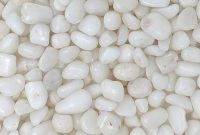 Midwest hearth natural decorative polished white pebbles1