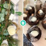 Nature’s touch embrace rustic elegance with twig decorations