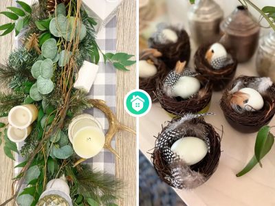 Nature’s touch embrace rustic elegance with twig decorations