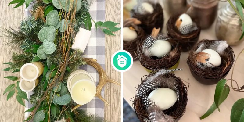Nature’s touch embrace rustic elegance with twig decorations