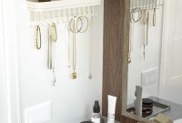 Necklace holder wall mounted jewelry organizer for bracelet 1