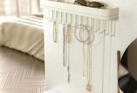 Necklace holder wall mounted jewelry organizer for bracelet 2