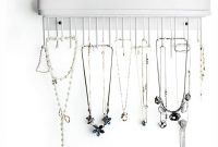 Necklace holder wall mounted jewelry organizer for bracelet 3