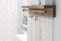 Rustic necklace jewelry organizer 2