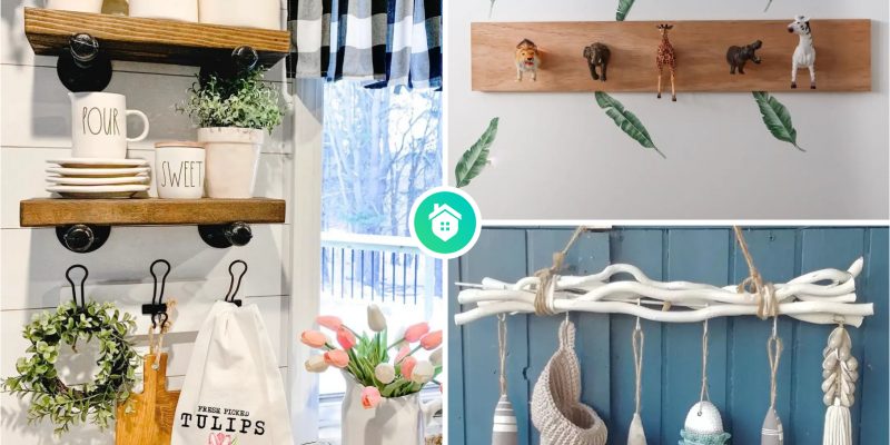 Wall hook ideas the functional and decorative ones