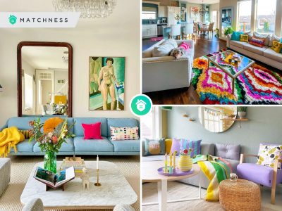 Bold and eclectic the colorful living room trend of 2024