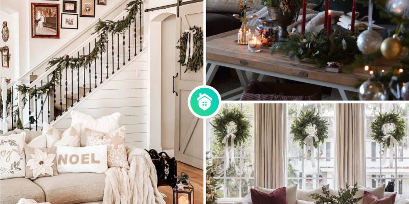 Effortless ways to add a touch of christmas spirit to your living room