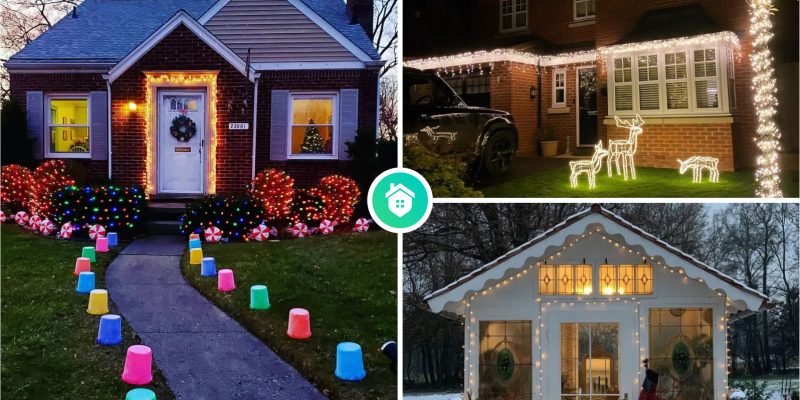 Sparkling illumination transform your outdoor space with festive christmas lights