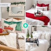 Sprinkles of holiday cheer transforming your bedroom into a joyful christmas retreat