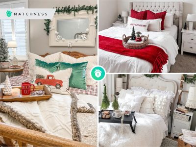 Sprinkles of holiday cheer transforming your bedroom into a joyful christmas retreat