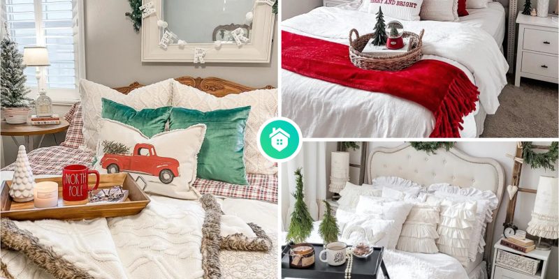 Sprinkles of holiday cheer transforming your bedroom into a joyful christmas retreat