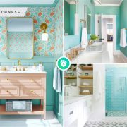 Turquoise color the implementation to your bathroom decor