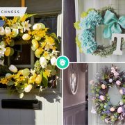 10 creative and colorful wreaths for your spring door decoration ideas