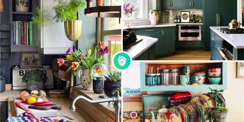 12 eclectic kitchen décor inspiration to showcase your personal style