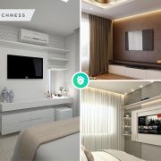 8 ideas of bedroom tv installation for your best private entertainment