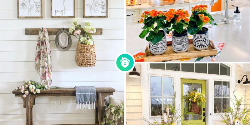 9 spring touches to the decoration for a fresh home atmosphere