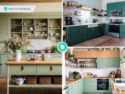 Bringing nature indoors a collection of refreshing green hues for kitchen cabinets