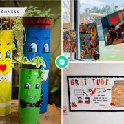 Educational blooms inspiring spring decorations for school