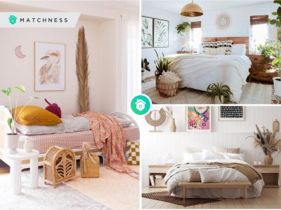 Effortless and eclectic bohemian-inspired bedroom designs