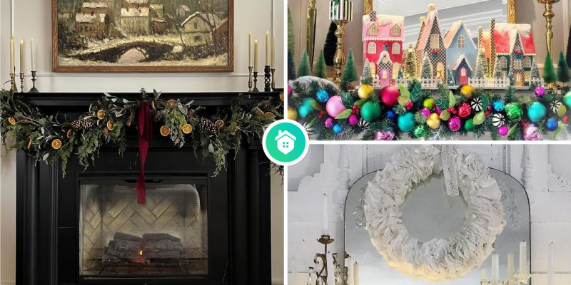 Frosty splendor post-christmas winter mantel decor ideas