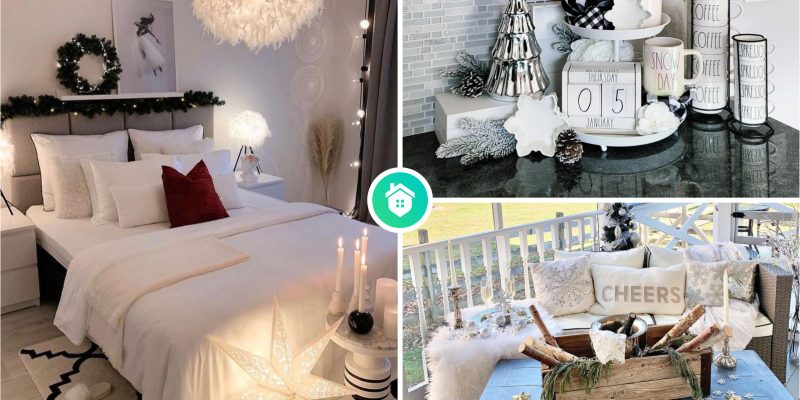 Snowy delight all-white winter wonderland decor ideas