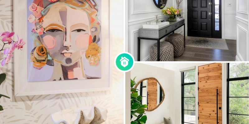 Welcoming the future decorating your entryway with 2024's trendsetting styles