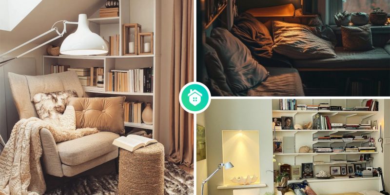 16 essential things to create a cozy reading nook