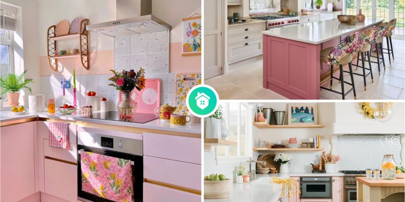 9 details you should consider for a pink retro kitchen decor