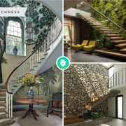 10 inspiring tall staircase wall décor ideas
