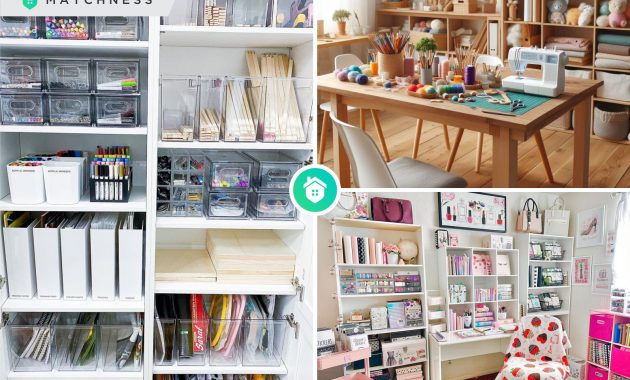 12 Layout Ideas for Your Ideal Craft Room - Matchness.com