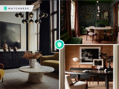 8 captivating interior ideas with moody mid-century modern touches